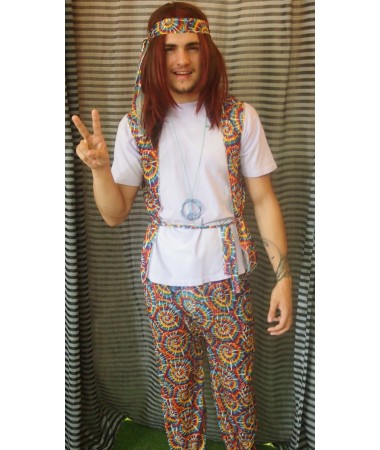 Tie Dyed Hippy ADULT HIRE